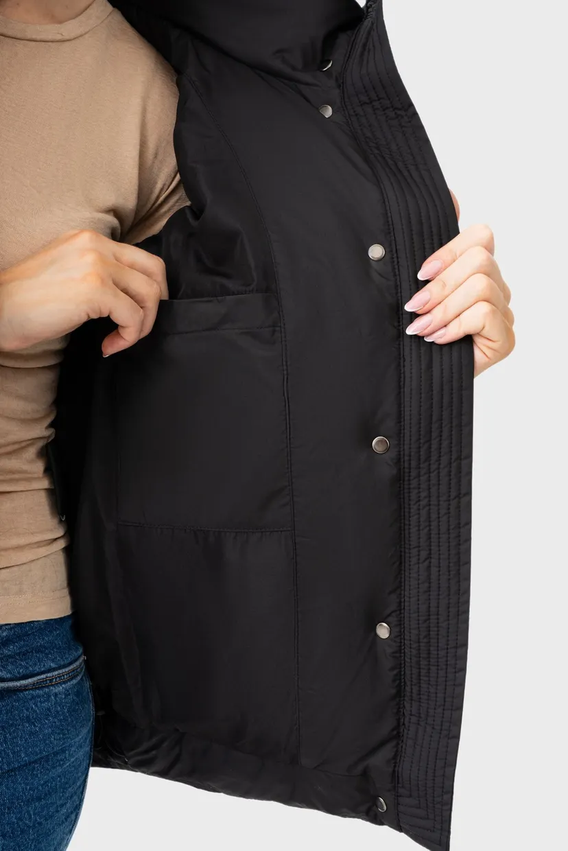 Жiноча чорна куртка Jacket 5