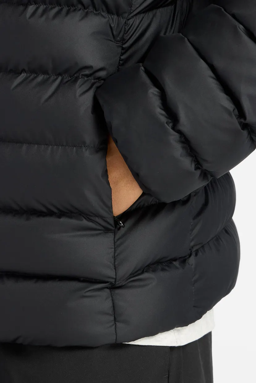 Чоловіча чорна куртка Hooded Puffer 5