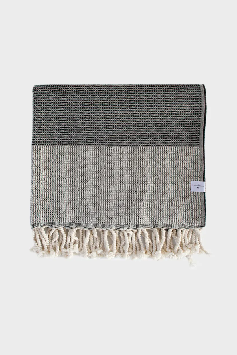Плед - Albury natural grey 130X170 4