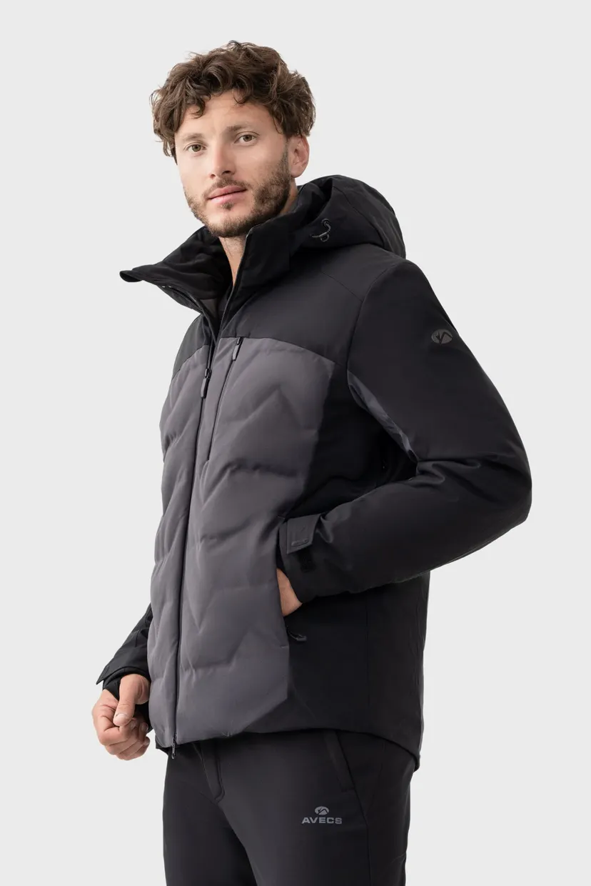 Мужская темно-серая горнолыжная Куртка Jacket 4