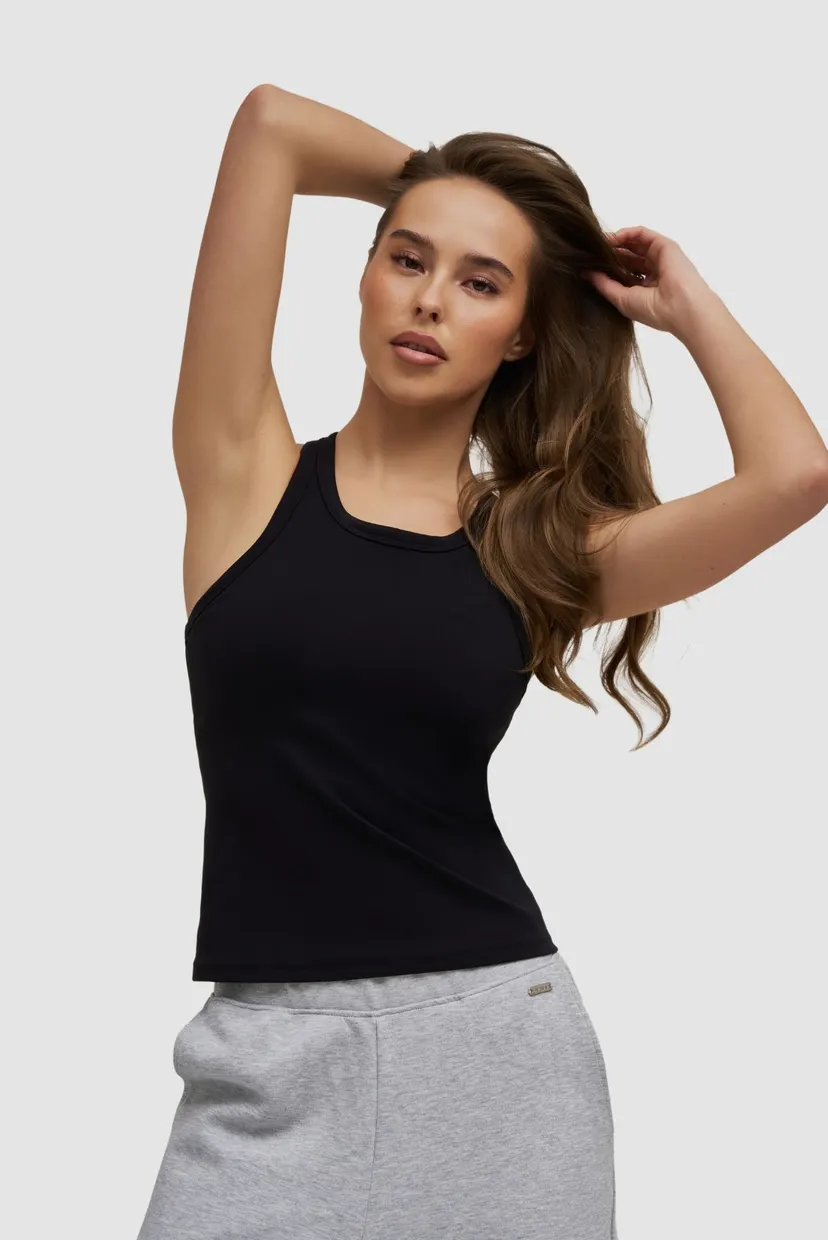 Женская черная майка T-shirt 7