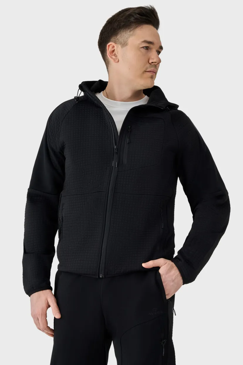 Мужской чёрный спортивный костюм sports suit 4