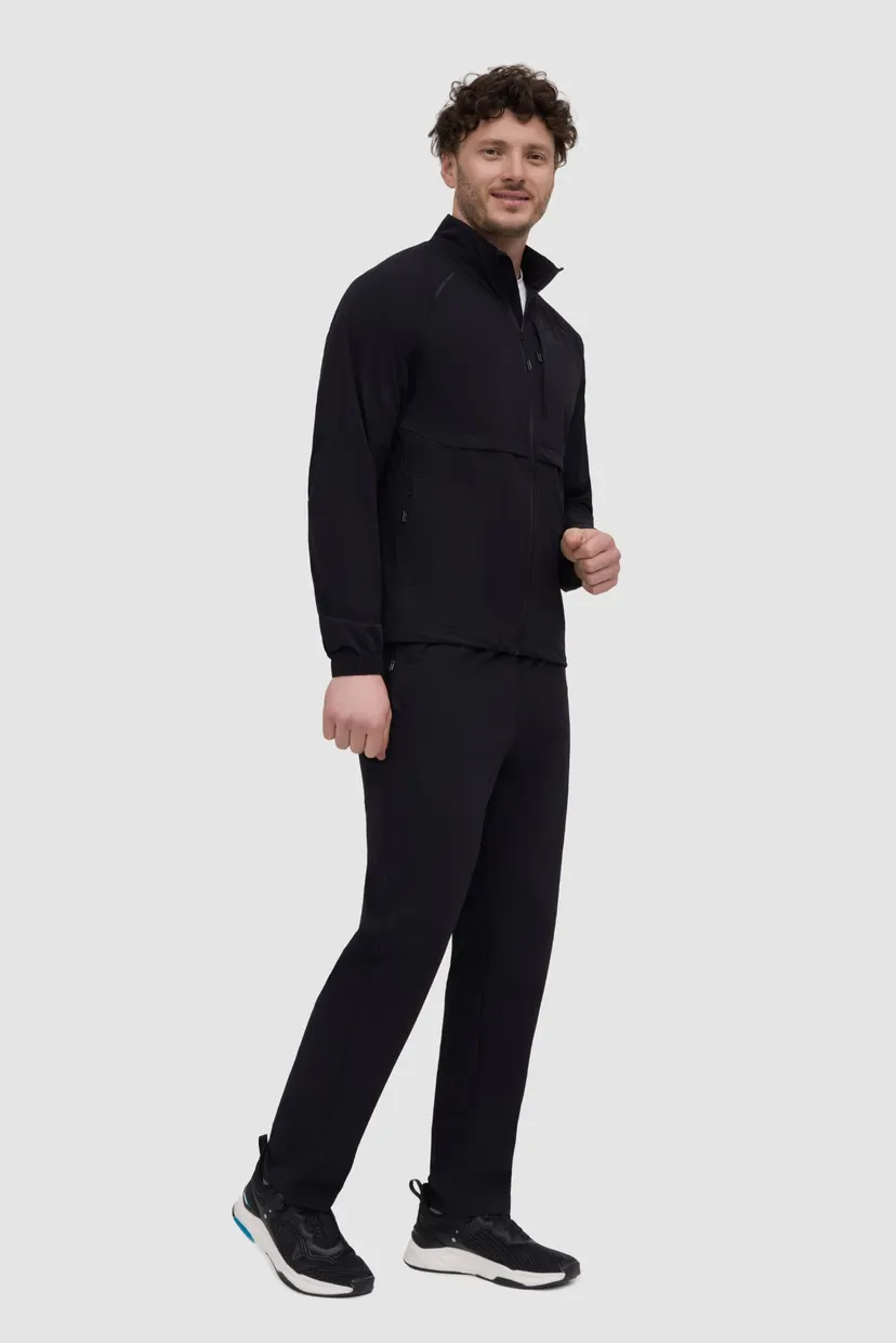 Чоловічий спортивний костюм чорний sports suit 6