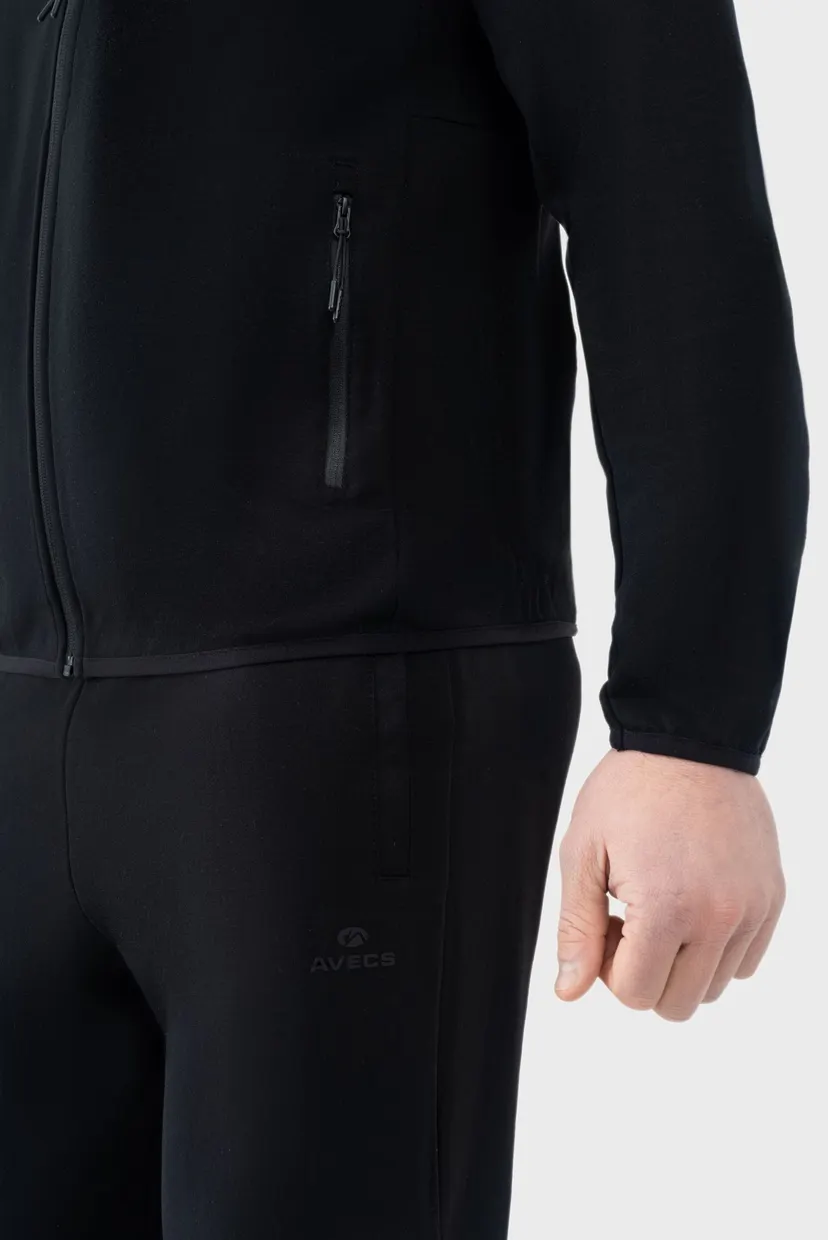Мужской черный Спортивный костюм (кофта, брюки) Tracksuit 7