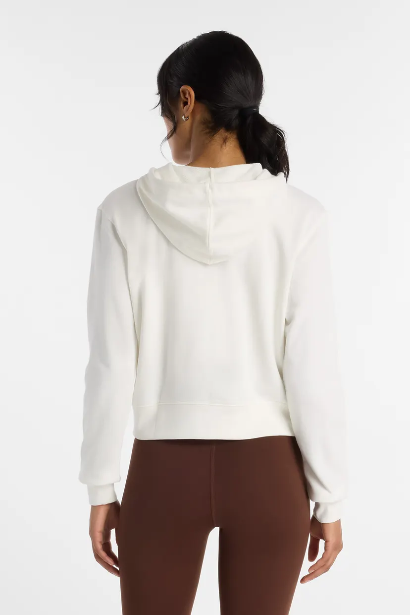 Женское белое худи Coastal Full Zip 4