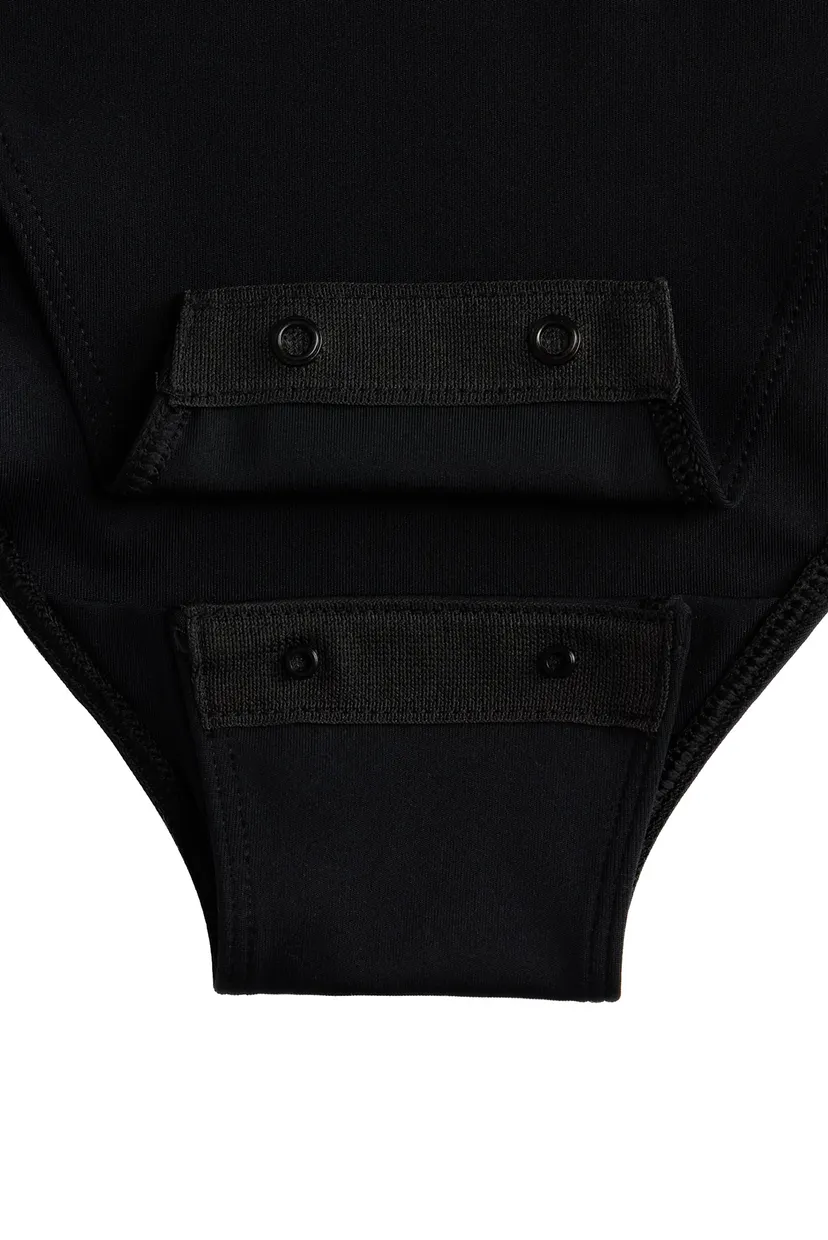 Женское черное боди Trackside Bodysuit 8