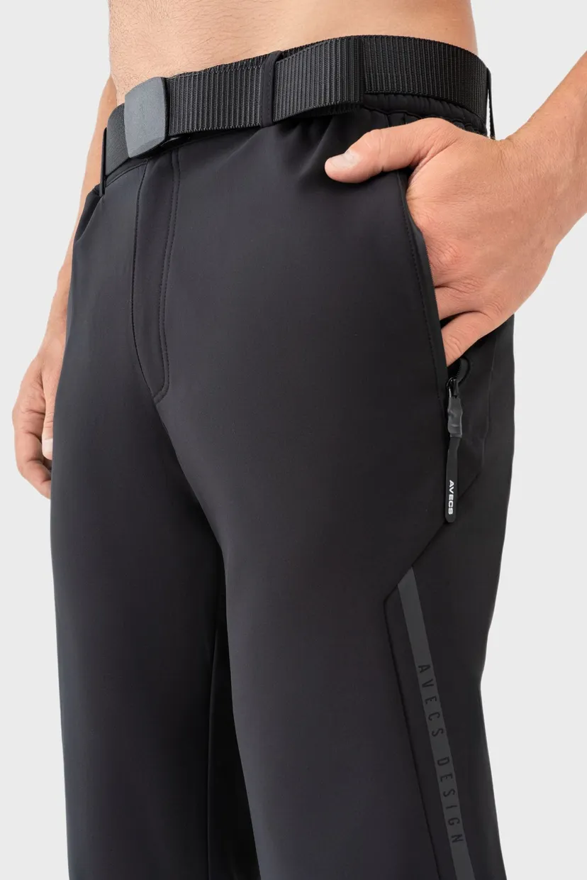 Чоловічі чорні штани Softshell Pants 5