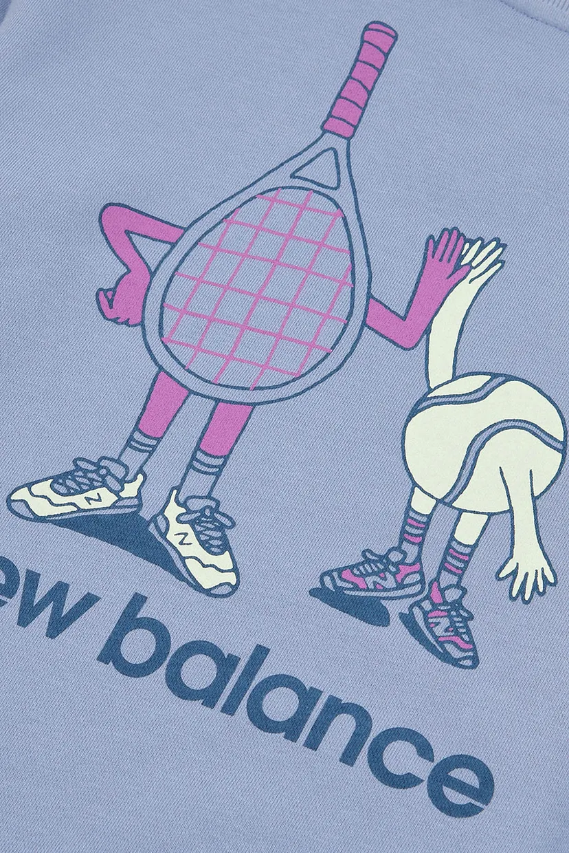 Дитячий синій світшот Athletics Tennis Cartoon 7