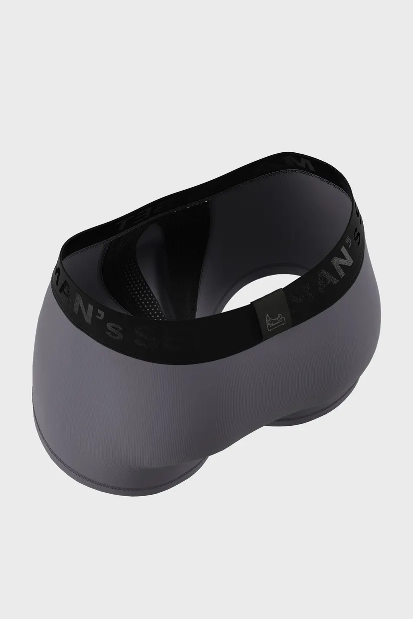 Мужские серые трусы Anatomic Classic Light Black Series 4