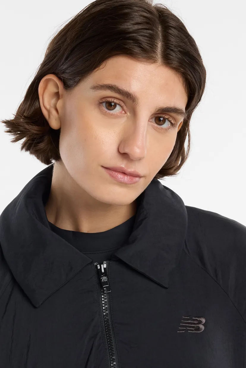 Женская черная куртка Woven Bomber Jacket 5
