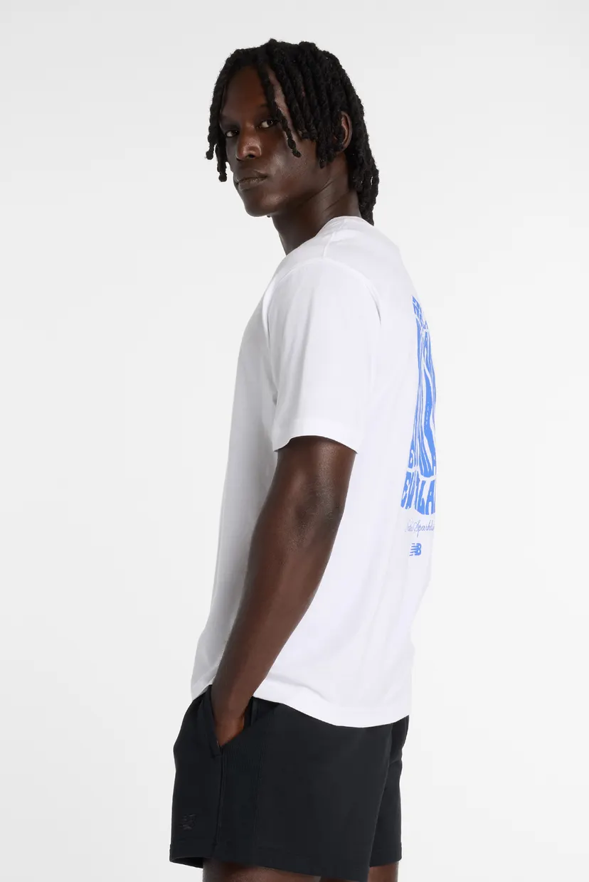 Мужская белая футболка Wavey T-Shirt 3
