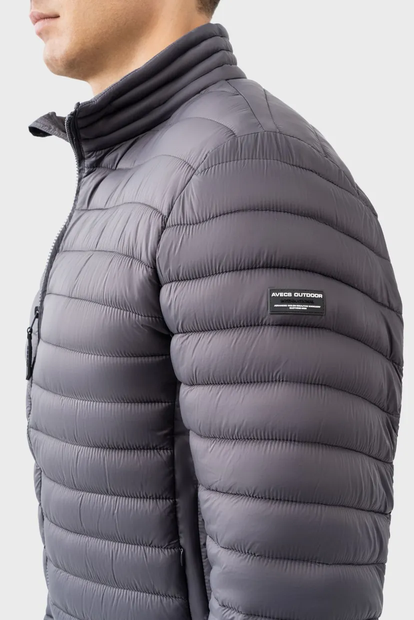 Чоловiча сiра Вітровка Windbreaker 8