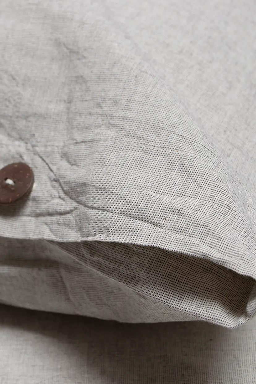 Простынь с наволочками Washed Cotton - Light antracite 270X270 3