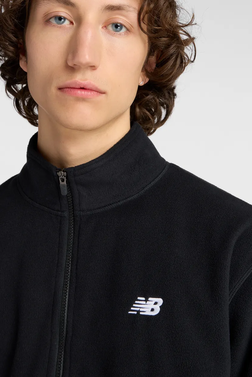 Мужской черный реглан Polar Fleece 1/2 Zip 4