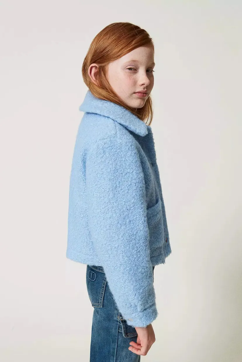 Дитяча блакитна куртка TWINSET Girl 4