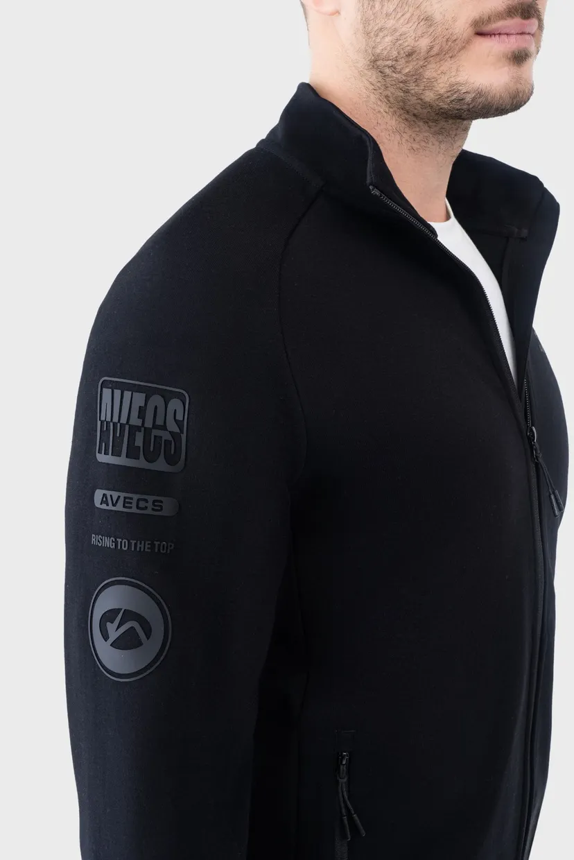 Чоловічий чорний Спортивний костюм (кофта, штани)  Tracksuit 5