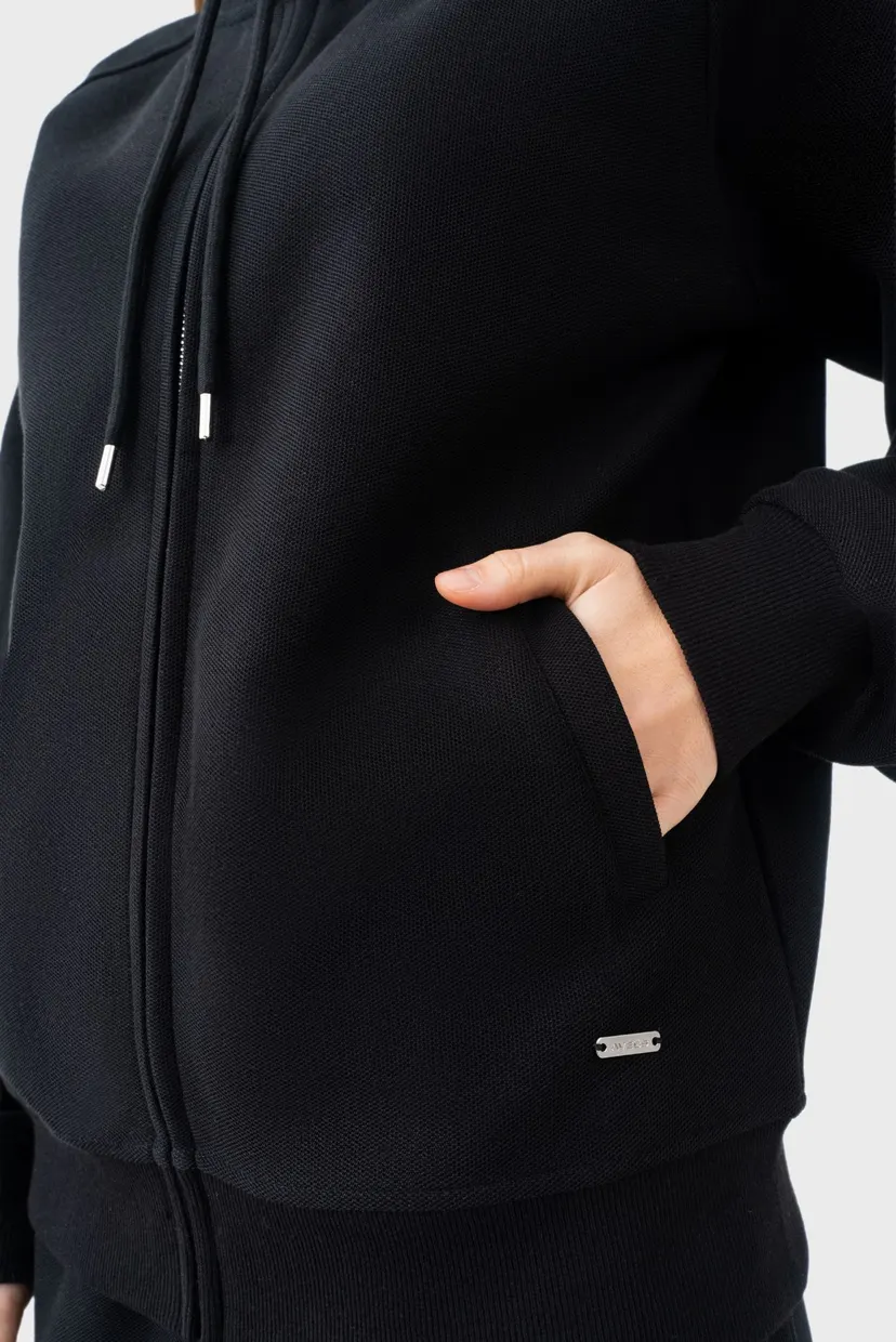 Женский черный Спортивный костюм (кофта, брюки) Tracksuit 6