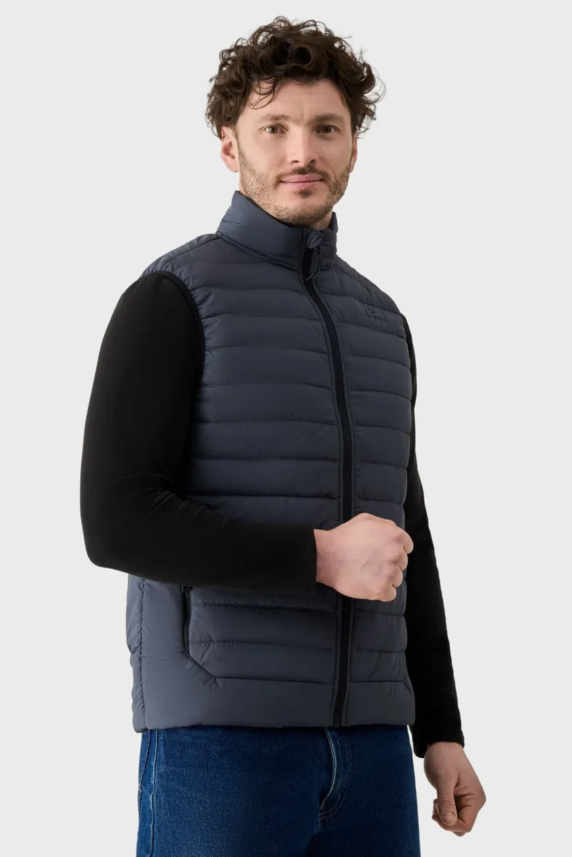 Чоловічий сірий жилет vest 4