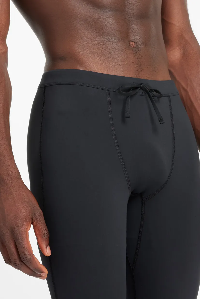 Мужские черные тайтсы Sleek Reflective 4