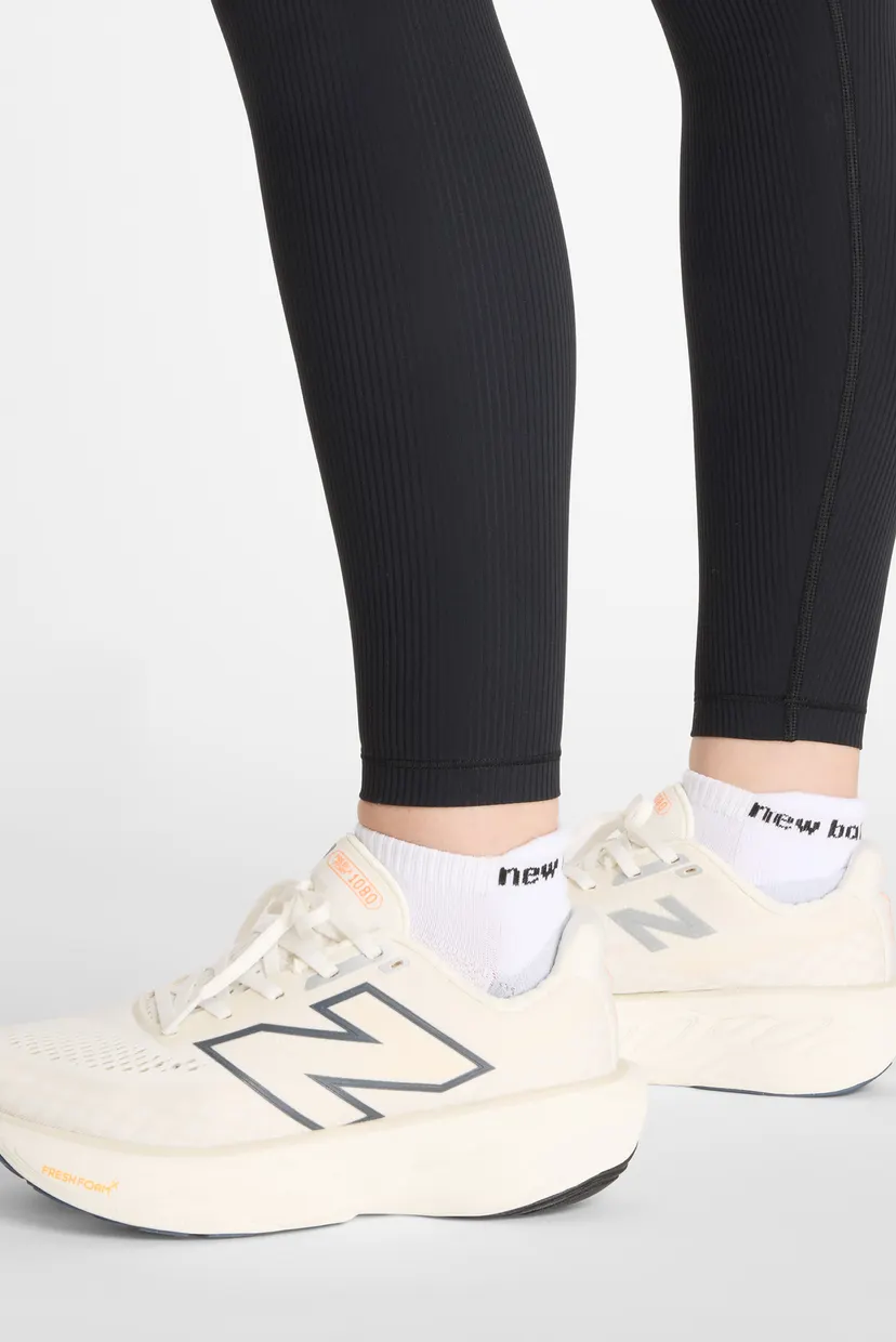 Женские черные тайтсы NB Ribbed High Rise 4