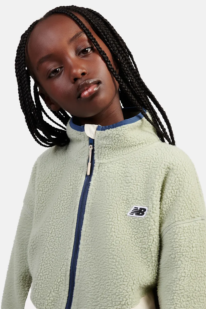 Дитяча зелена куртка  NB PREMIUM BORG FLEECE 5