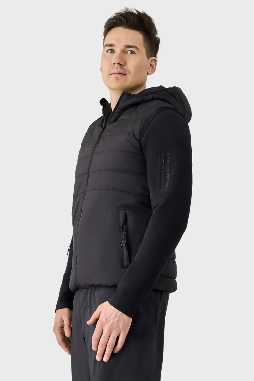Чоловічий чорний жилет vest 5