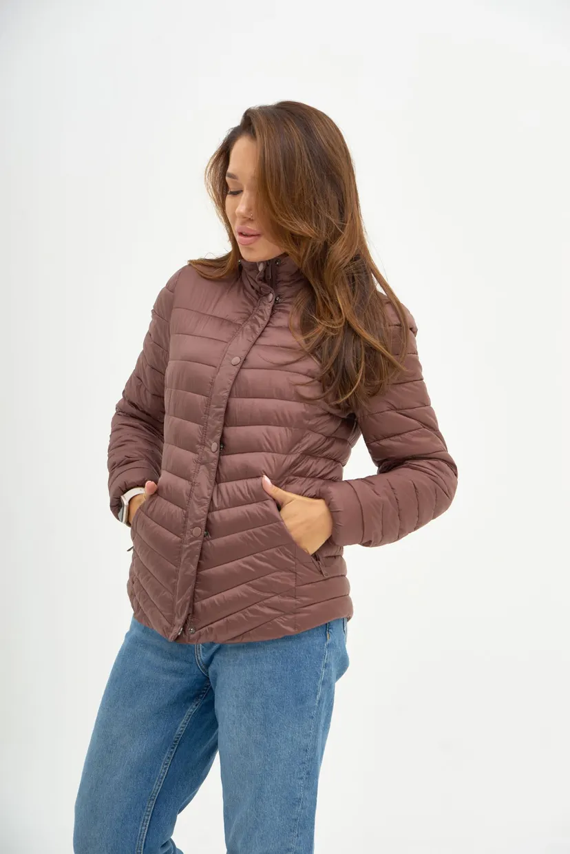 Жіноча кавова вітровка windbreaker 3