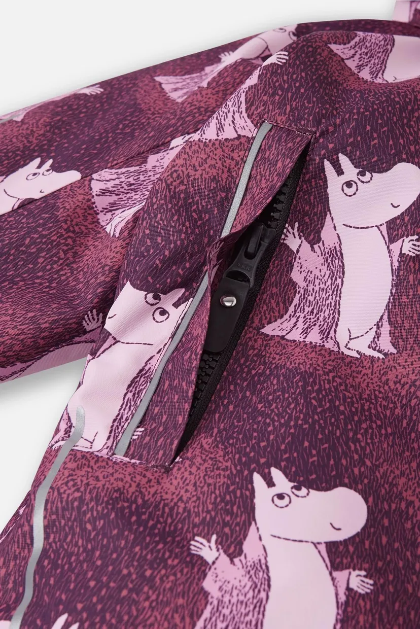 Дитячий бордовий комбінезон Moomin Lyster 6