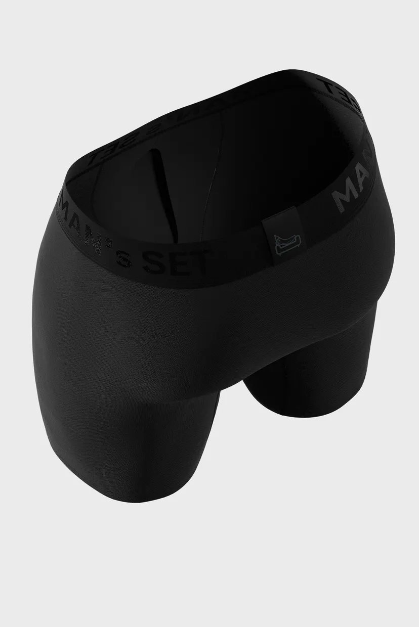 Мужские черные трусы, Anatomic Long 2.0, Black Series 4