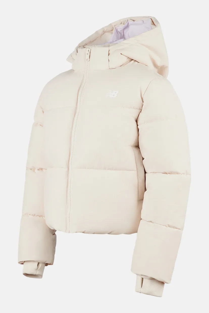 Детская бежевая куртка WIDE BAFFLE PUFFER COAT 3