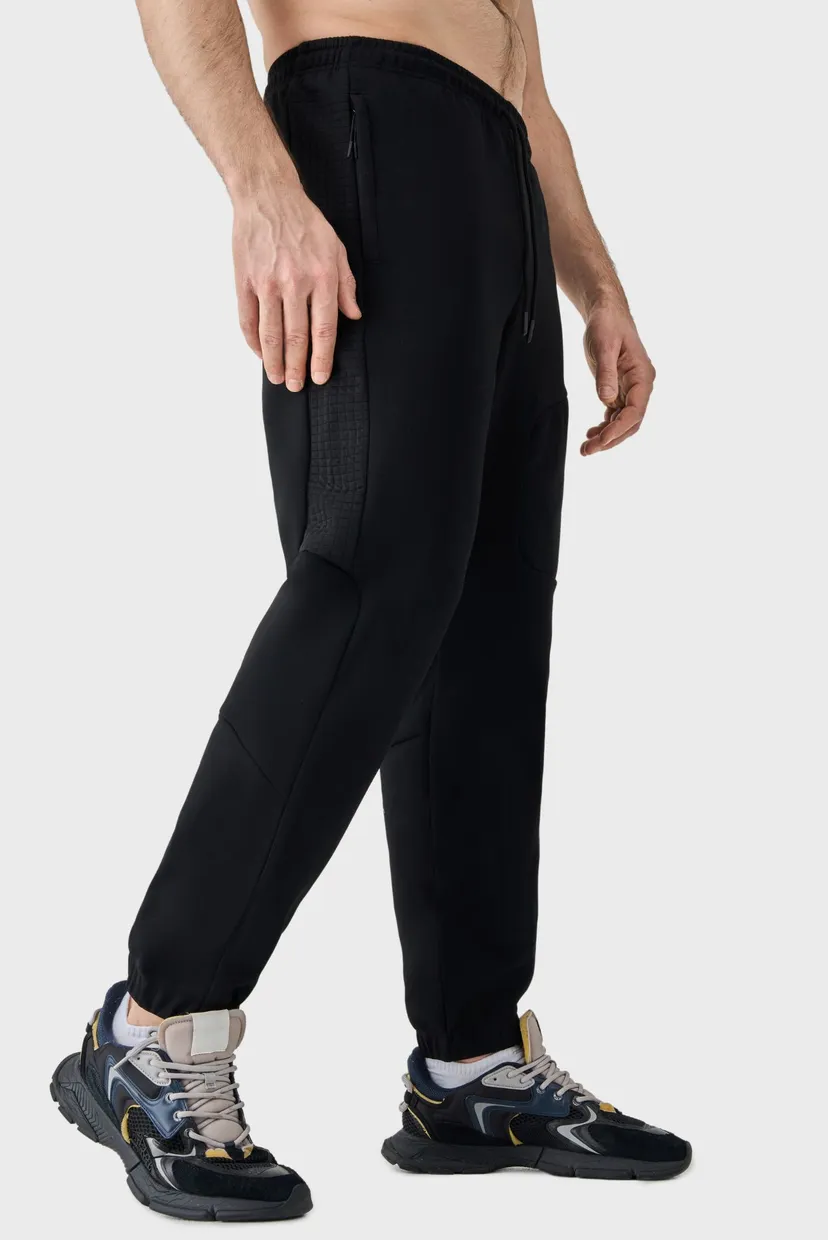 Мужской чёрный спортивный костюм sports suit 8