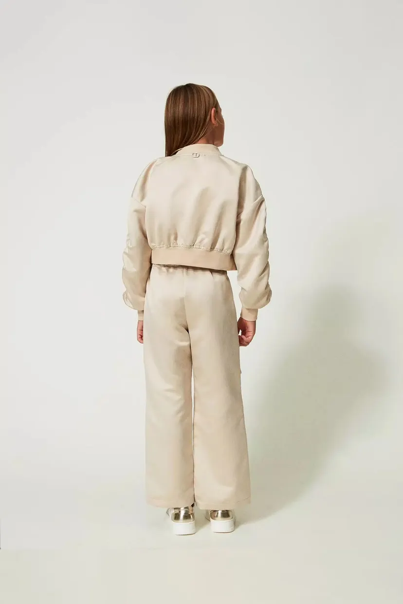 Детские бежевые штаны TWINSET Girl 5