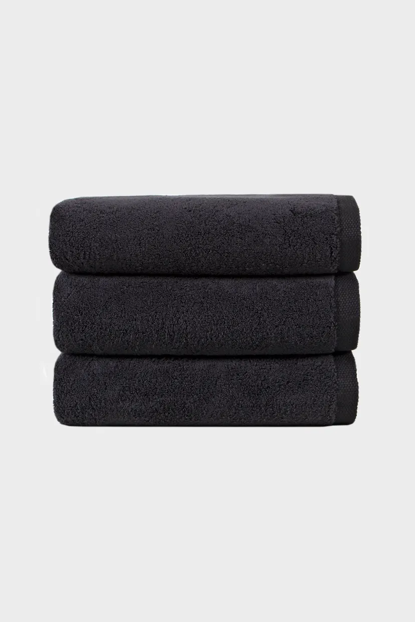 Рушник Готель Premium - Microcotton Black 70X140 550 г/м² 10