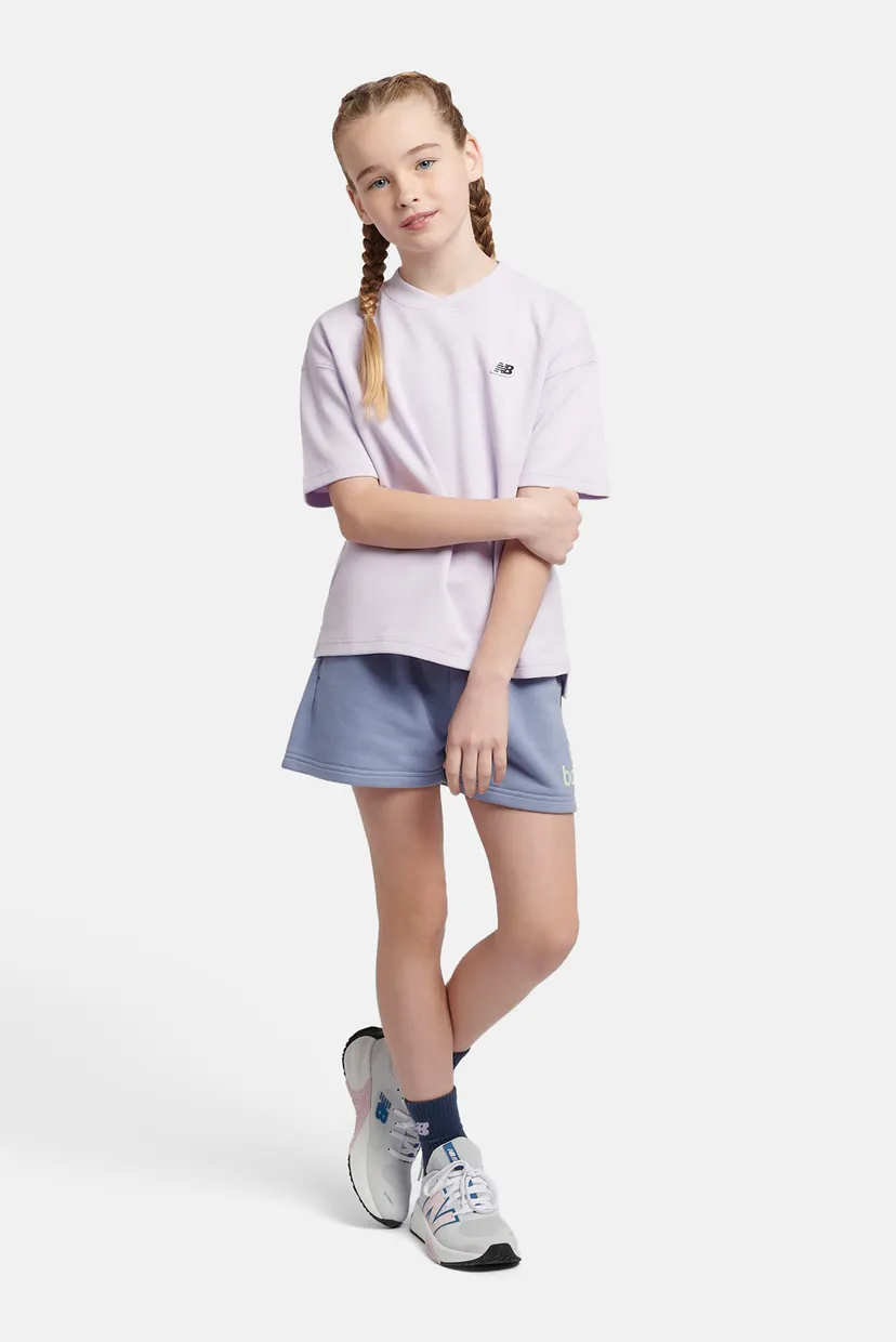Детская розовая футболка Premium Cross Neck 3