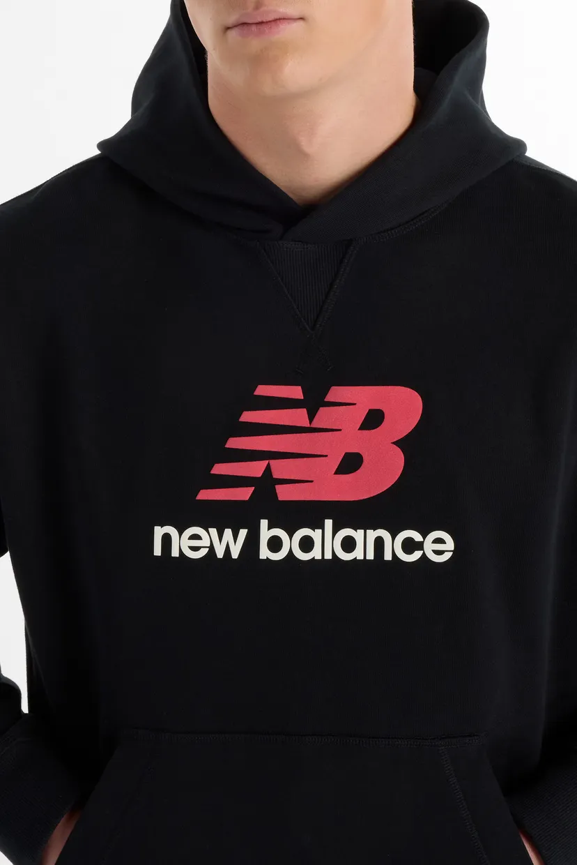 Чоловіче чорне худі Athletics FT Logo 8