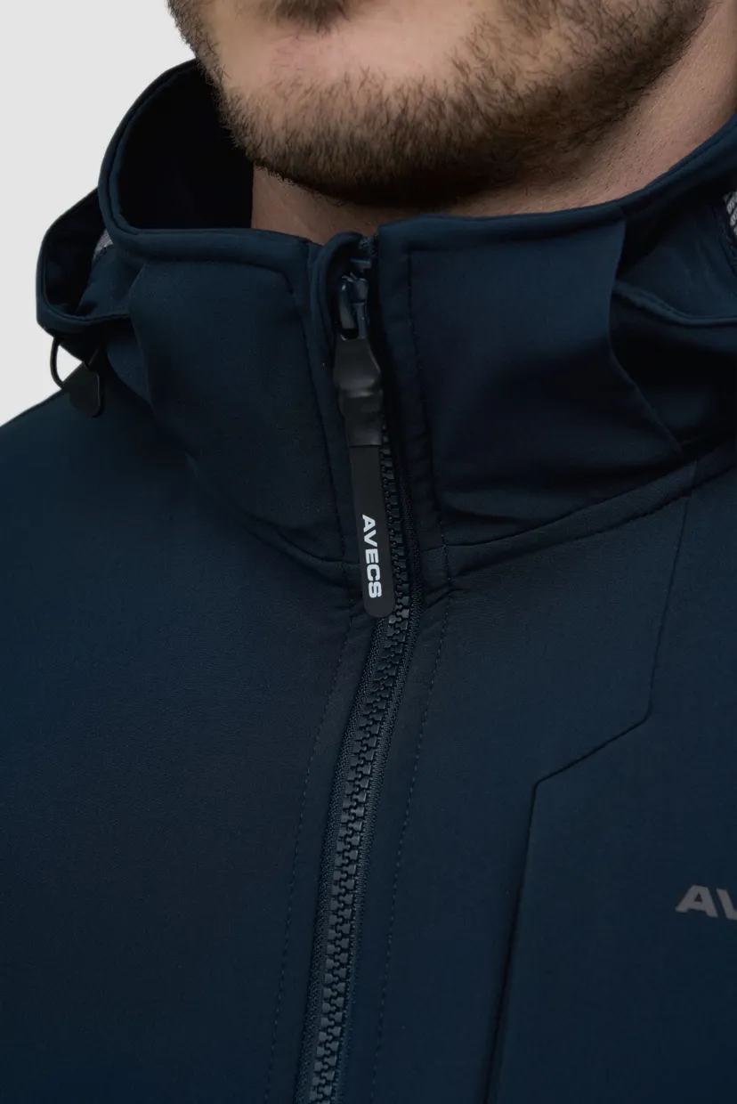Чоловіча синя вітровка windbreaker 6