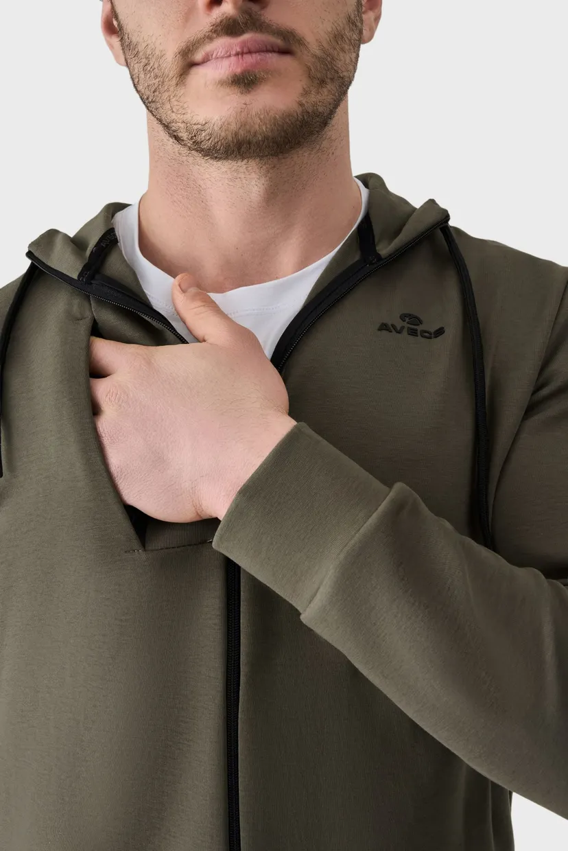 Чоловіча оливкова спортивна кофта sports jacket 5