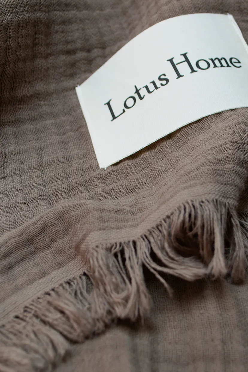 Покривало - Napa muslin brown 200Х220 3
