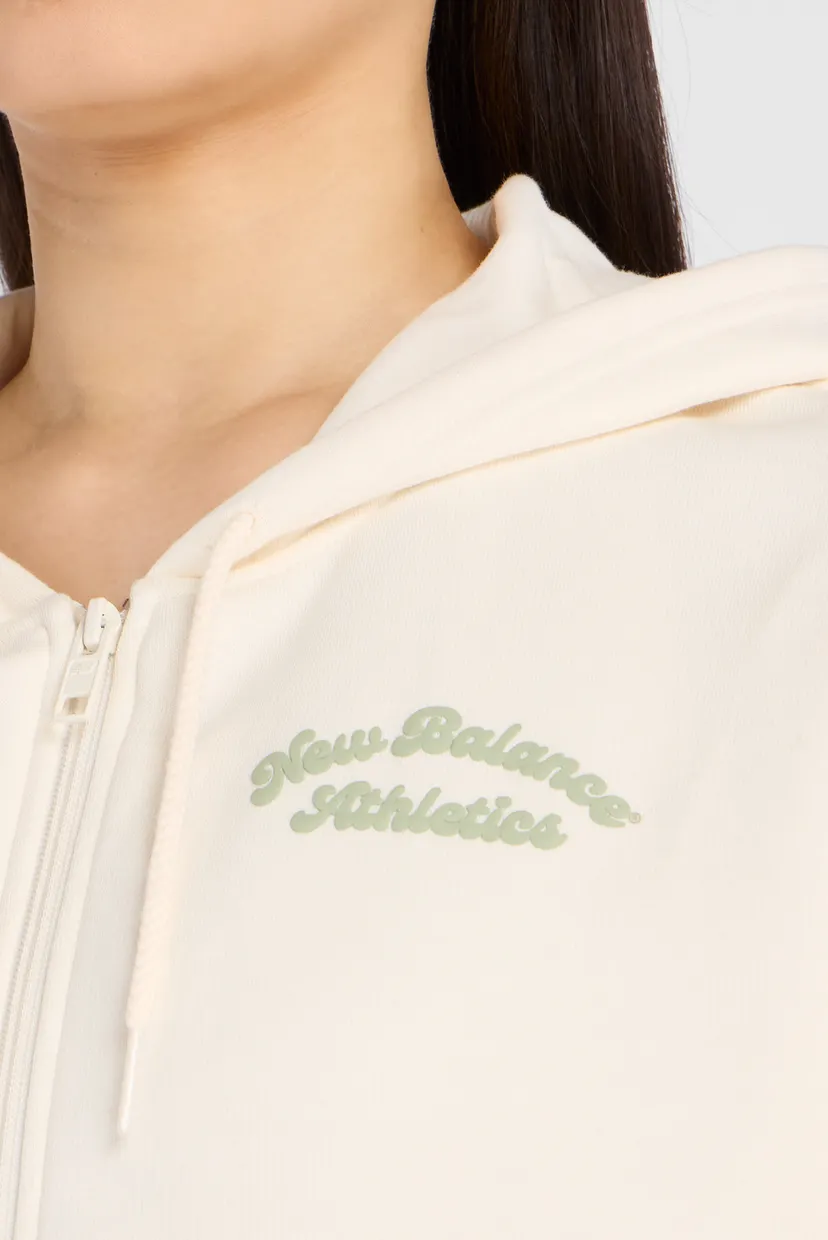 Жіноче бежеве худі Linear Full Zip 4