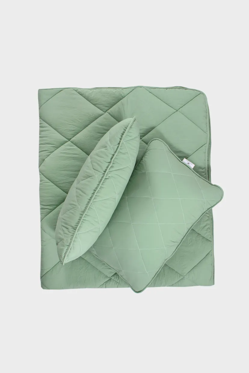 Набор одеяло с подушками Penelope - Colors in Comfort green зеленый евро 8