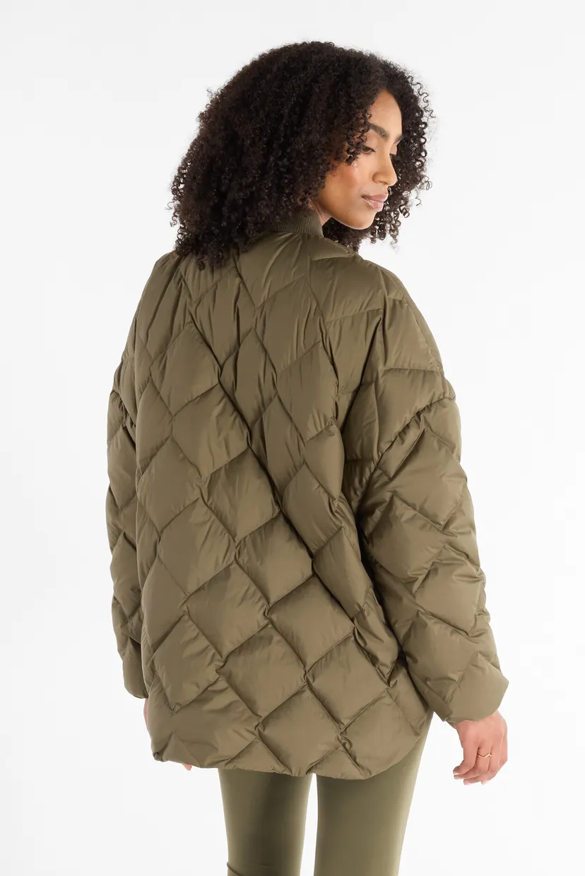 Жіноча зелена куртка Pinnacle Bomber 4