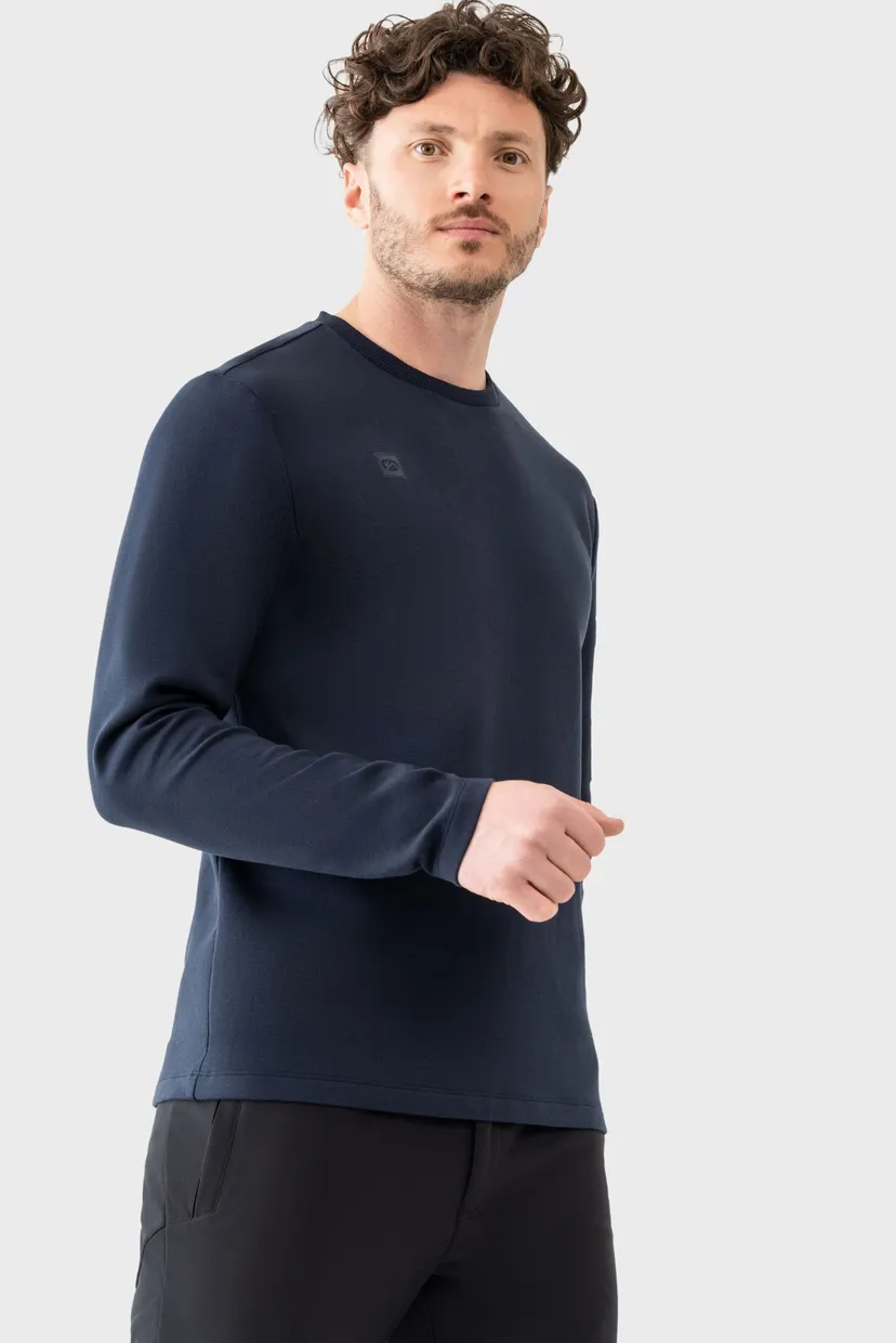 Мужской синий лонгслив jacket 7