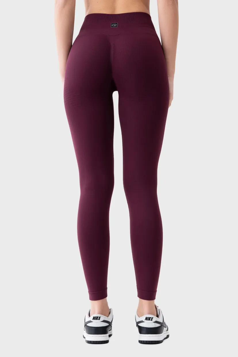 Женские бордовые леггинсы Leggings 5