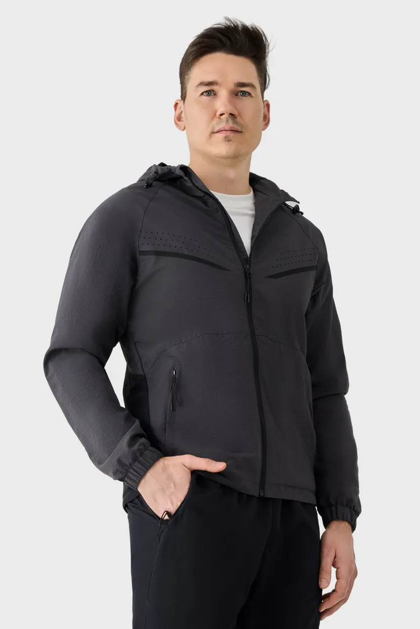 Мужской серый спортивный костюм gym suit 4