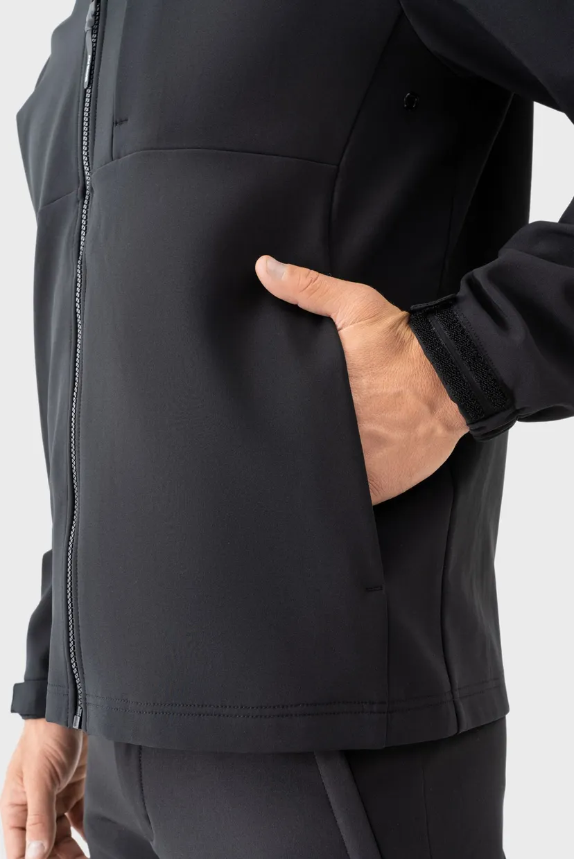 Мужская черная ветровка windbreaker 8