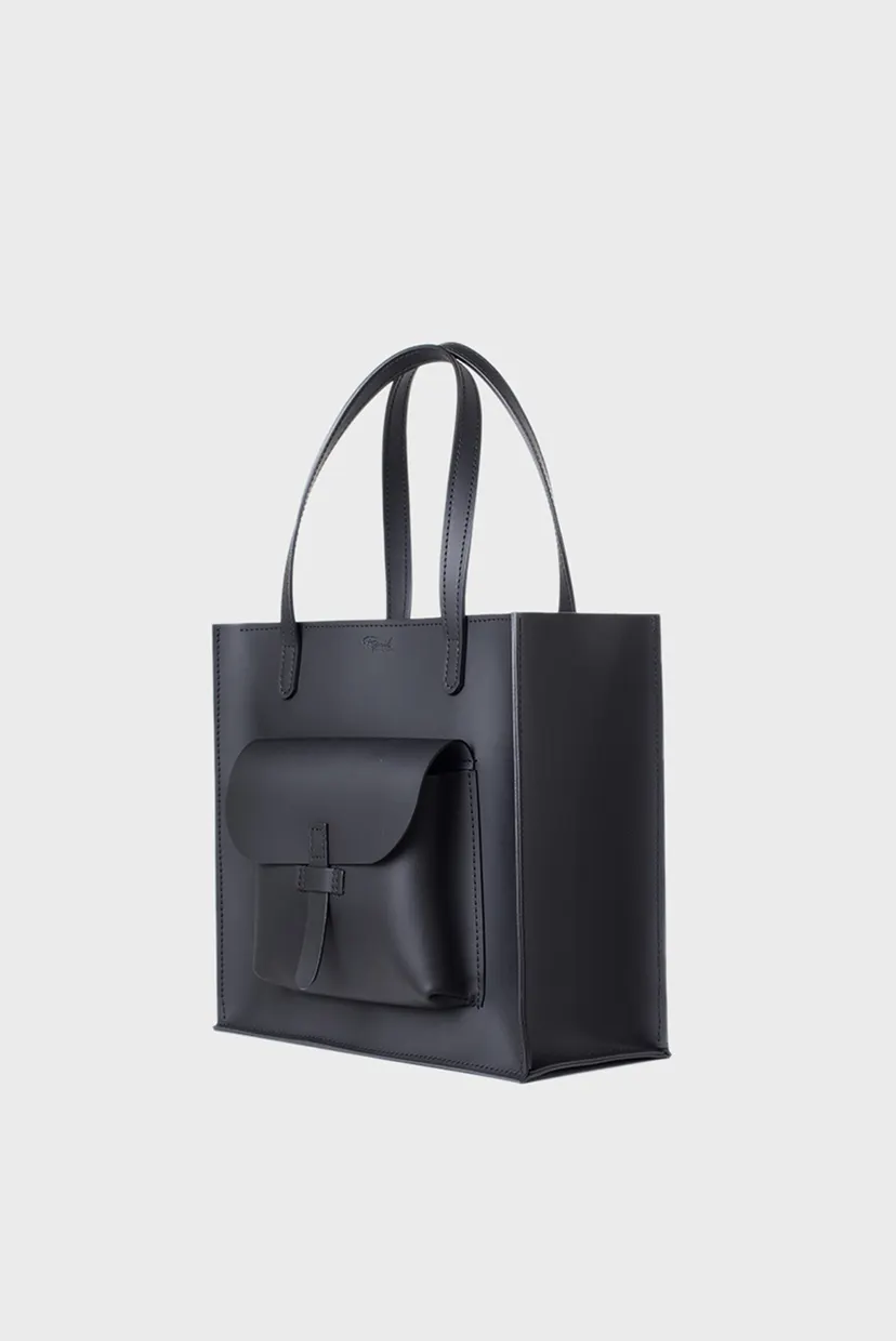 Женская черная сумка Shopper S1 3