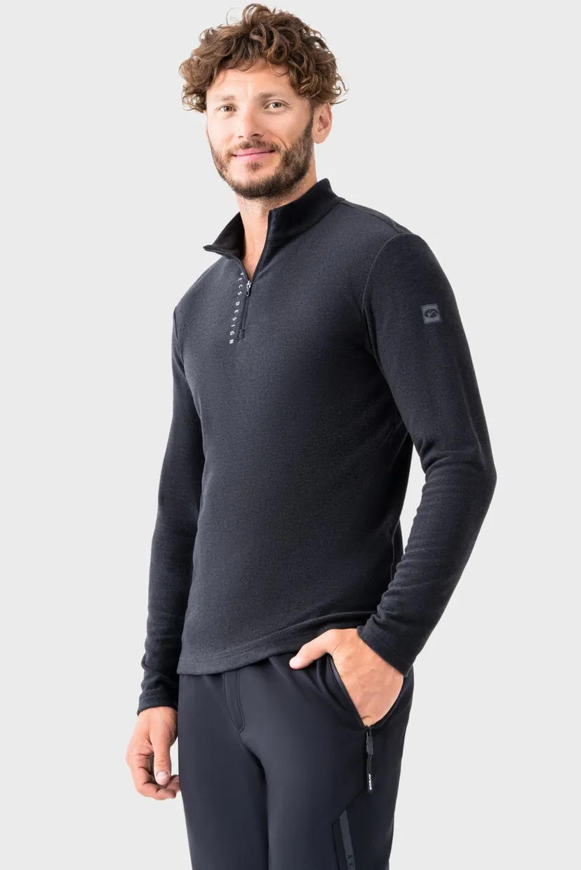 Мужская серая флисовая кофта Sweater 4