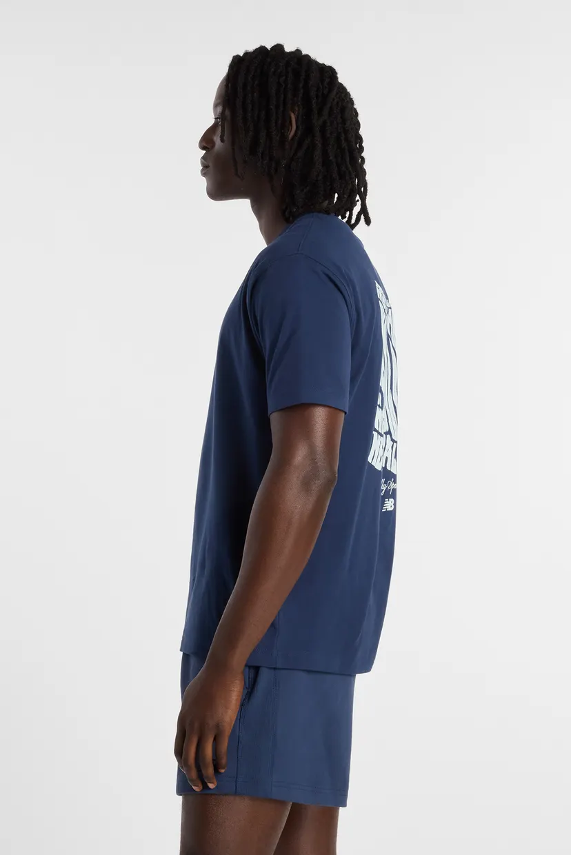 Чоловіча синя футболка Wavey T-Shirt 4