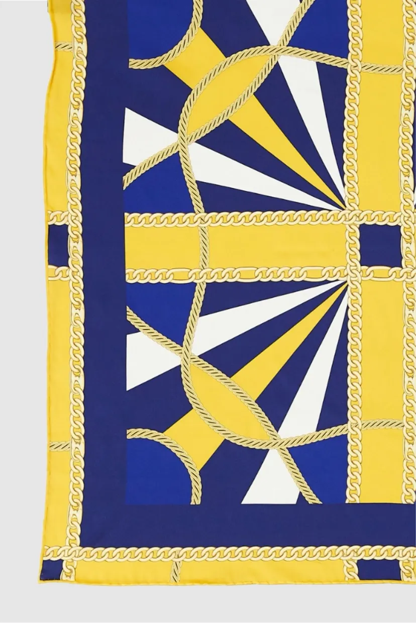 Жіноча шовкова хустина Circus tents, 55 х 55 см 4