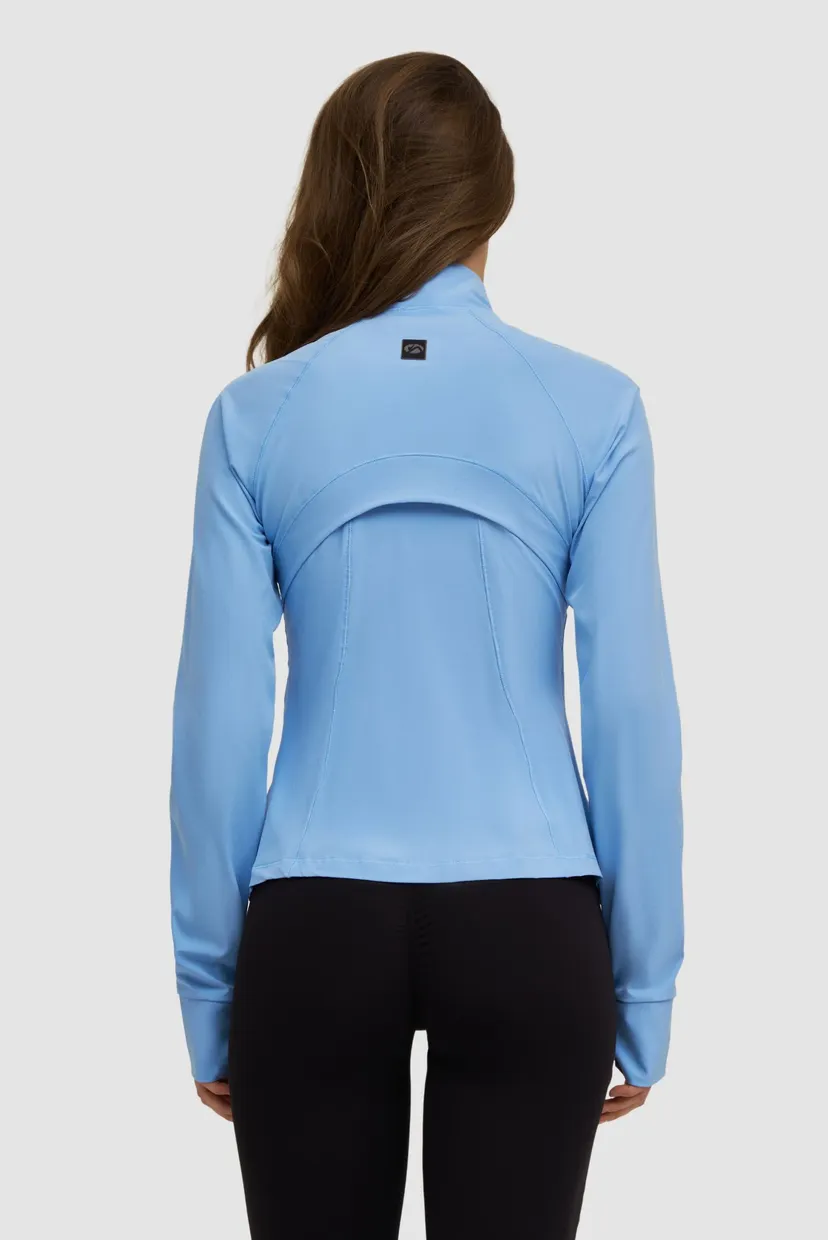 Жіноча блакитна спортивна кофта sweatshirt 5